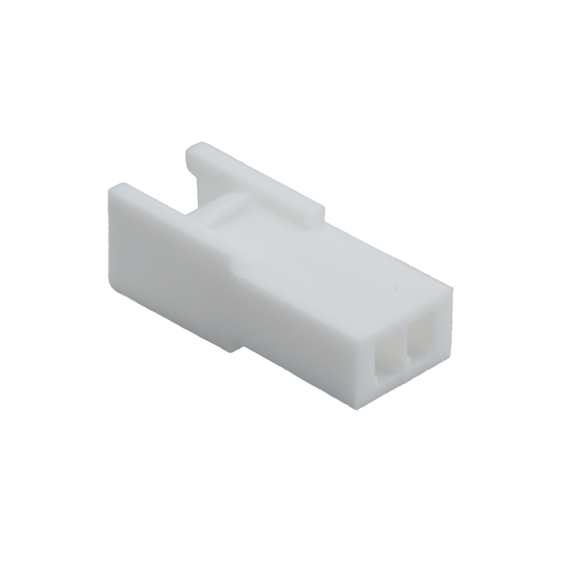 Pitch2.00mm 单排带扣
Female Housing PA66无卤 2pin 本色